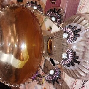 Chunky modern statement necklace